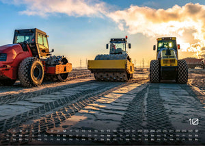 Baumaschinen - gigantische Bauhelfer - 2027 - Kalender
