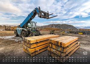 Baumaschinen - gigantische Bauhelfer - 2027 - Kalender