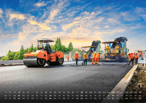 Baumaschinen - gigantische Bauhelfer - 2027 - Kalender