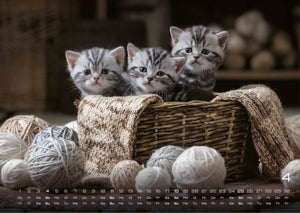 Miau Kids - kleine Tiger ganz groß - Der Katzenkalender - 2027 - Kalender