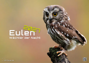 Eulen - Wächter der Nacht - 2027 - Kalender