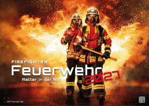 FIREFIGHTER - Retter in der Not - Feuerwehr - 2027 - Kalender