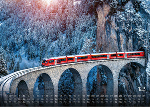 Eisenbahn - faszinierende Bahnwelt - 2027 - Kalender