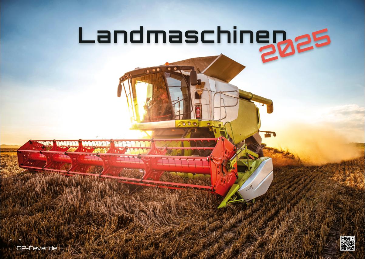 Landmaschinen - Traktor - 2025 - Kalender