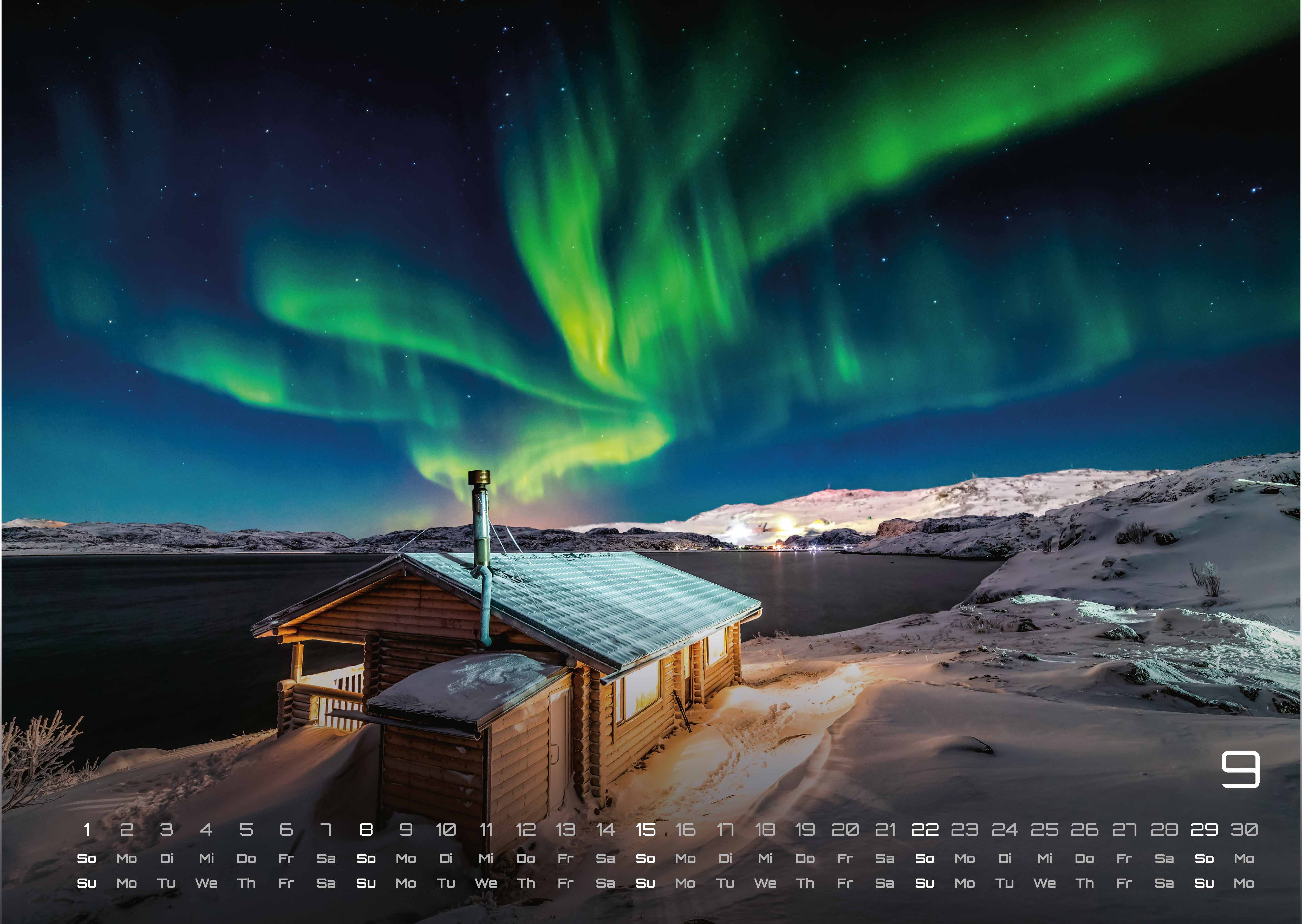 Polarlichter - grandiose Naturschauspiele - 2024 - Kalender