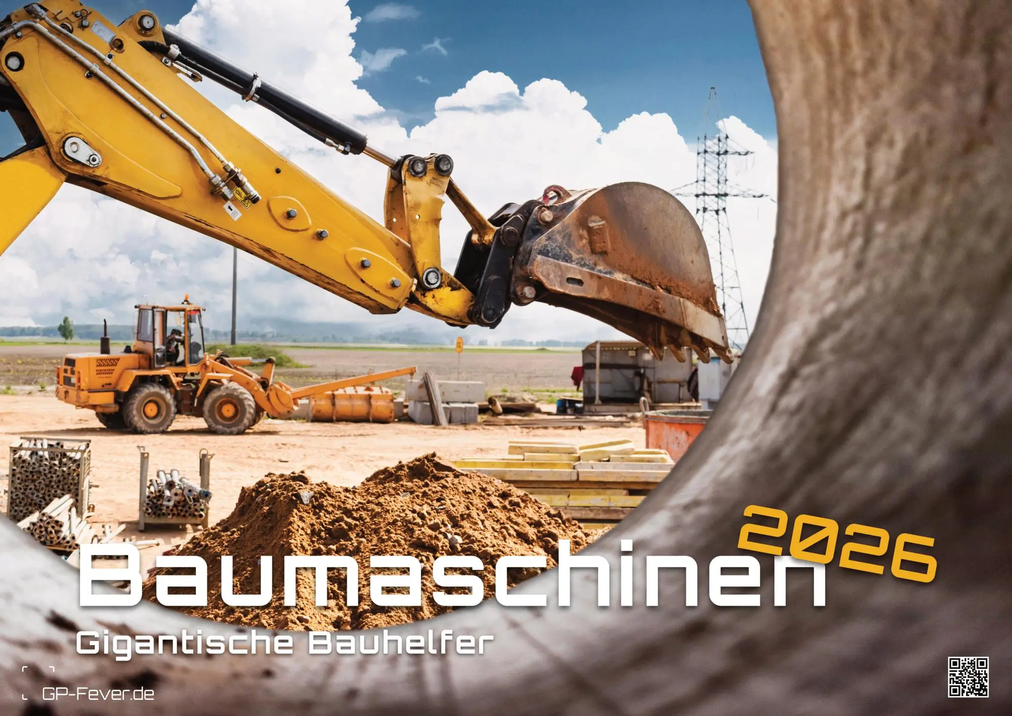 Baumaschinen - gigantische Bauhelfer - 2026 - Kalender