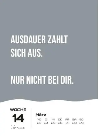 DEMOTIVATION 2026 - dein demotivierender Begleiter - Wochenkalender DIN A6 (ca. 10,5 cm x 14,8 cm) | Tischkalender - Demotivationskalender