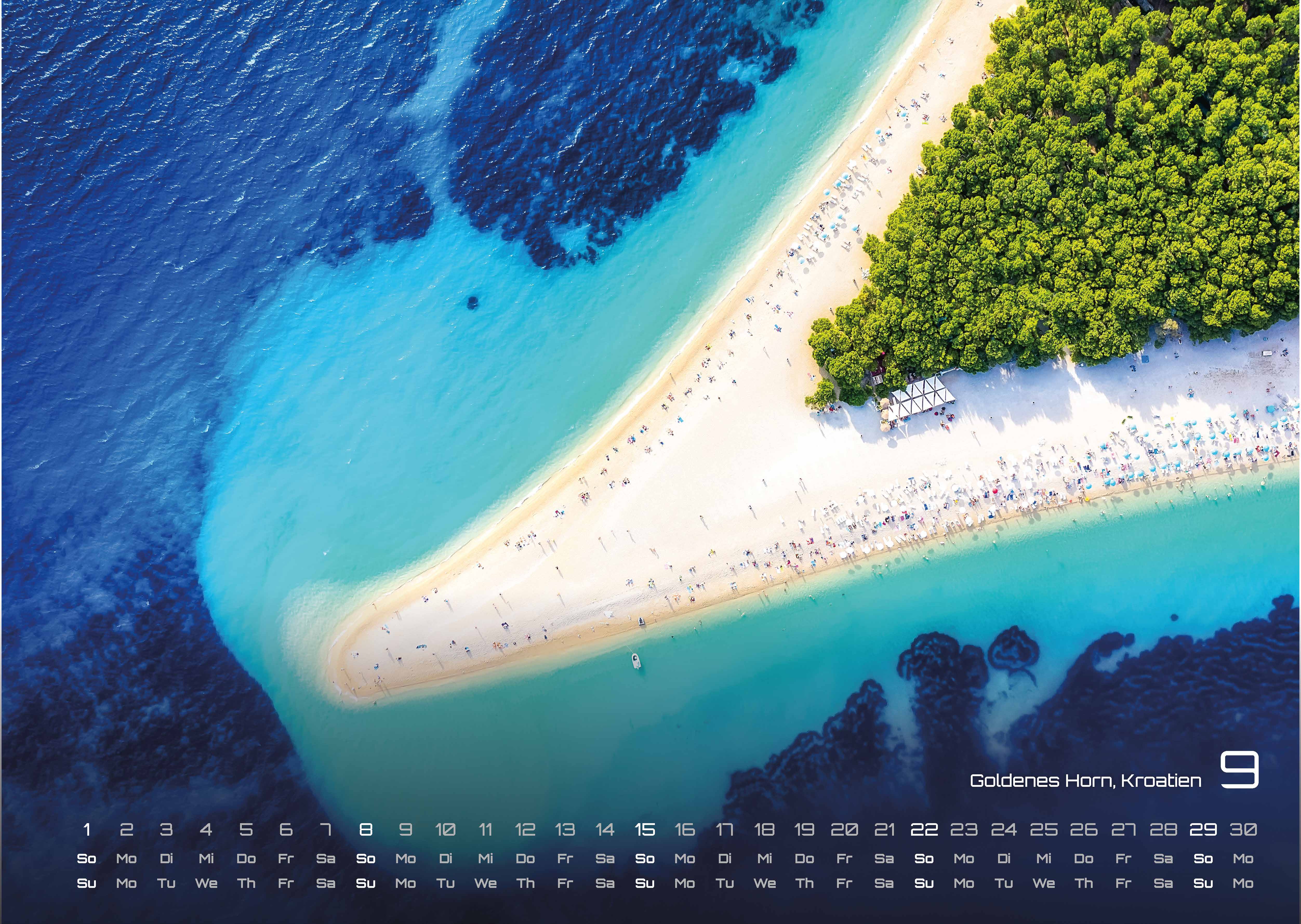 Luftaufnahmen - faszinierende Aufnahmen von oben - ABOVE - 2024  - Kalender