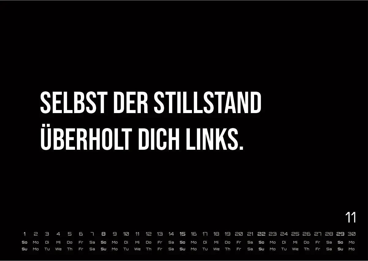 DEMOTIVATION 2026 - dein demotivierender Begleiter - Kalender DIN A3 (ca. 42 cm x 30 cm) | Demotivationskalender