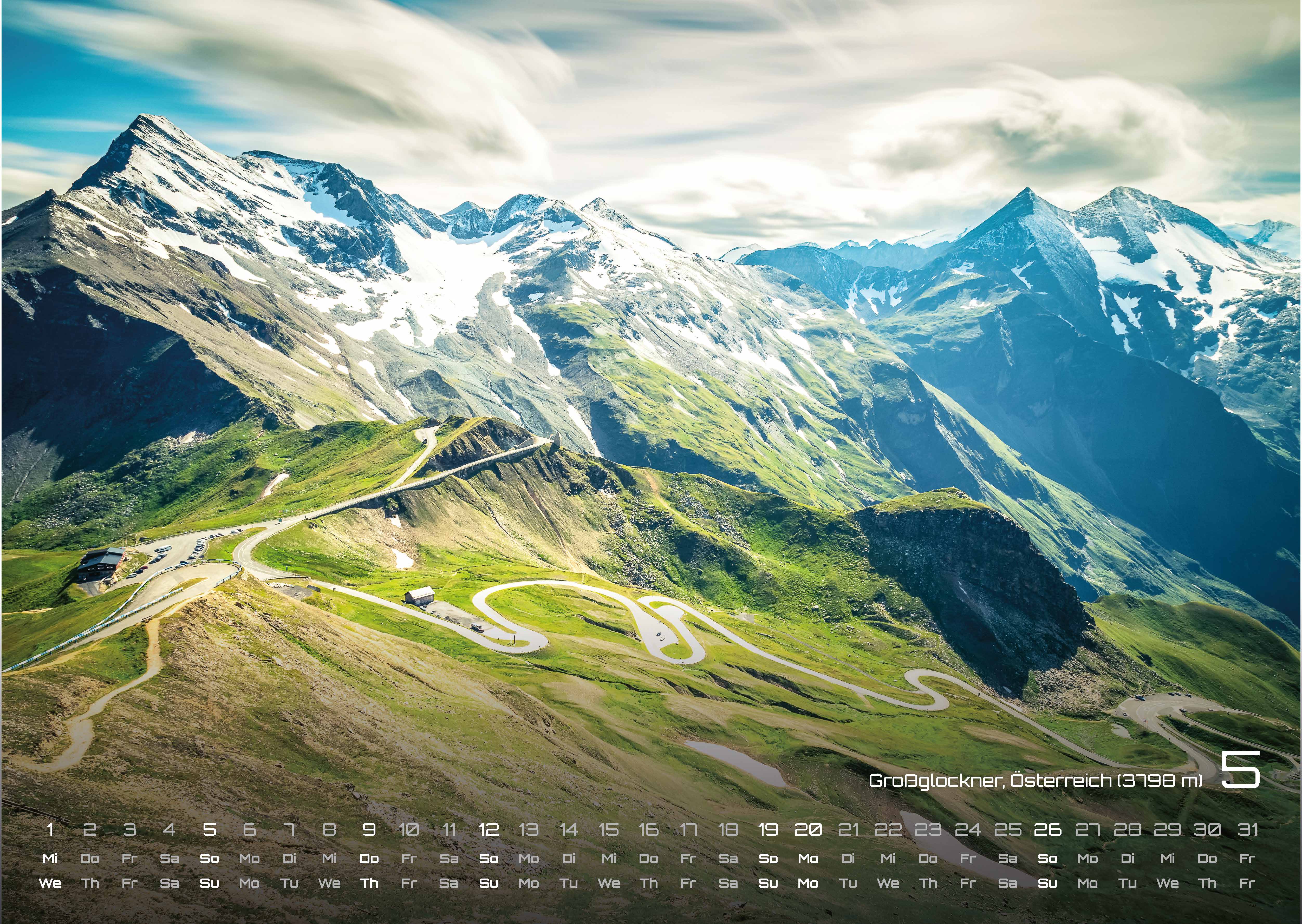 Die Alpen - dem Himmel so nah - 2024 - Kalender