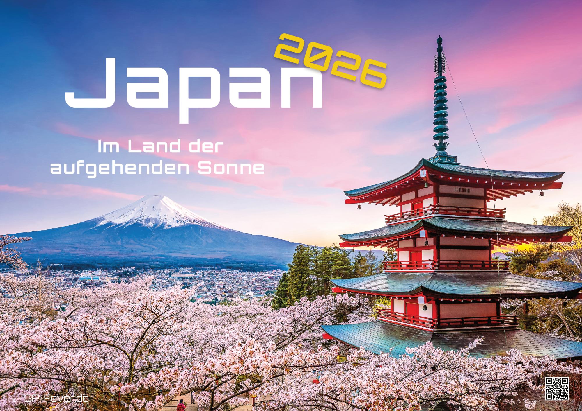 GPF-JAPAN26_page_1 Japan - Im Land der aufgehenden Sonne - 2026 - Kalender DIN A2 (extragroß: ca. 60 cm x 42 cm)