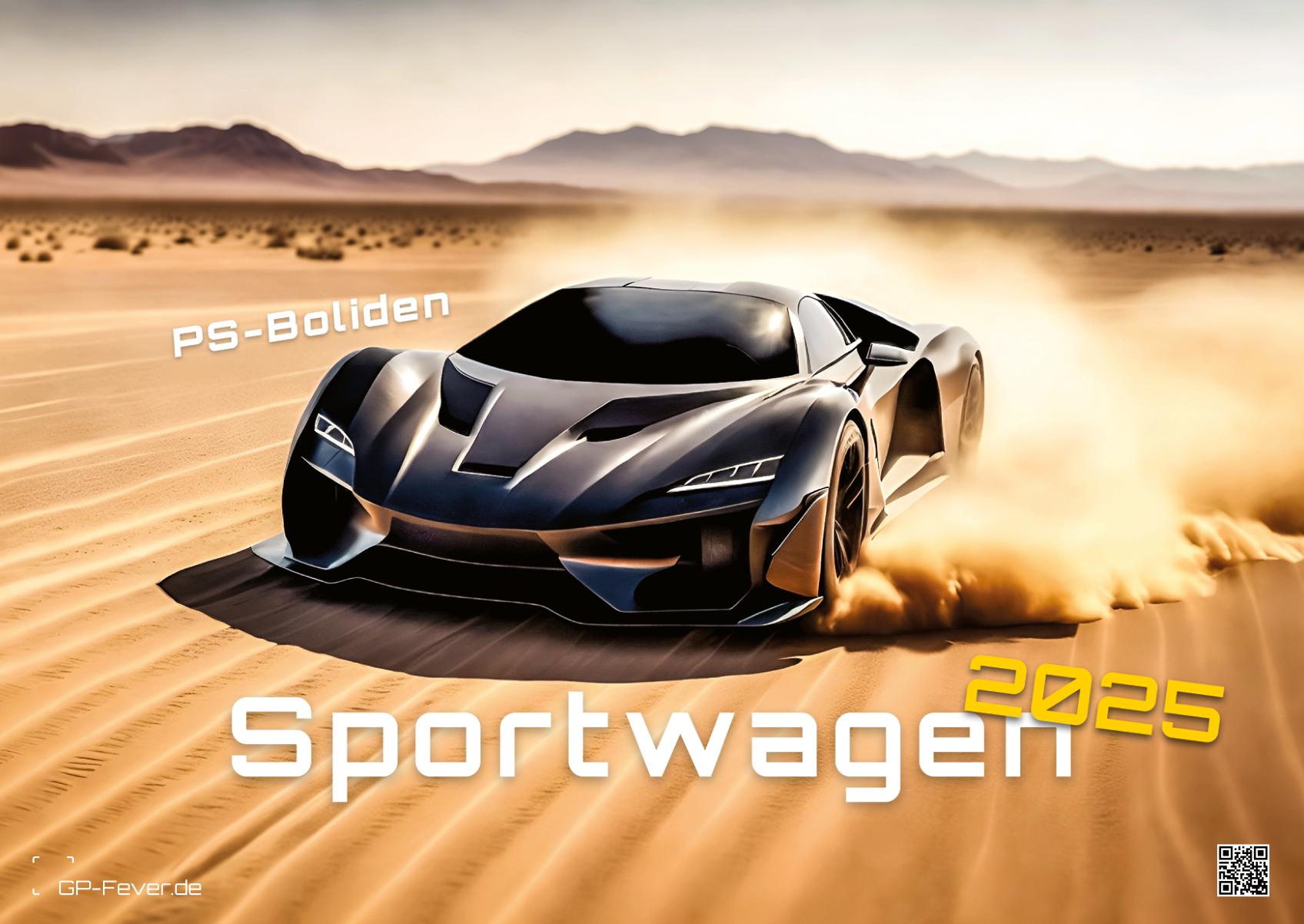 Sportwagen - PS-Boliden - 2025 - Kalender