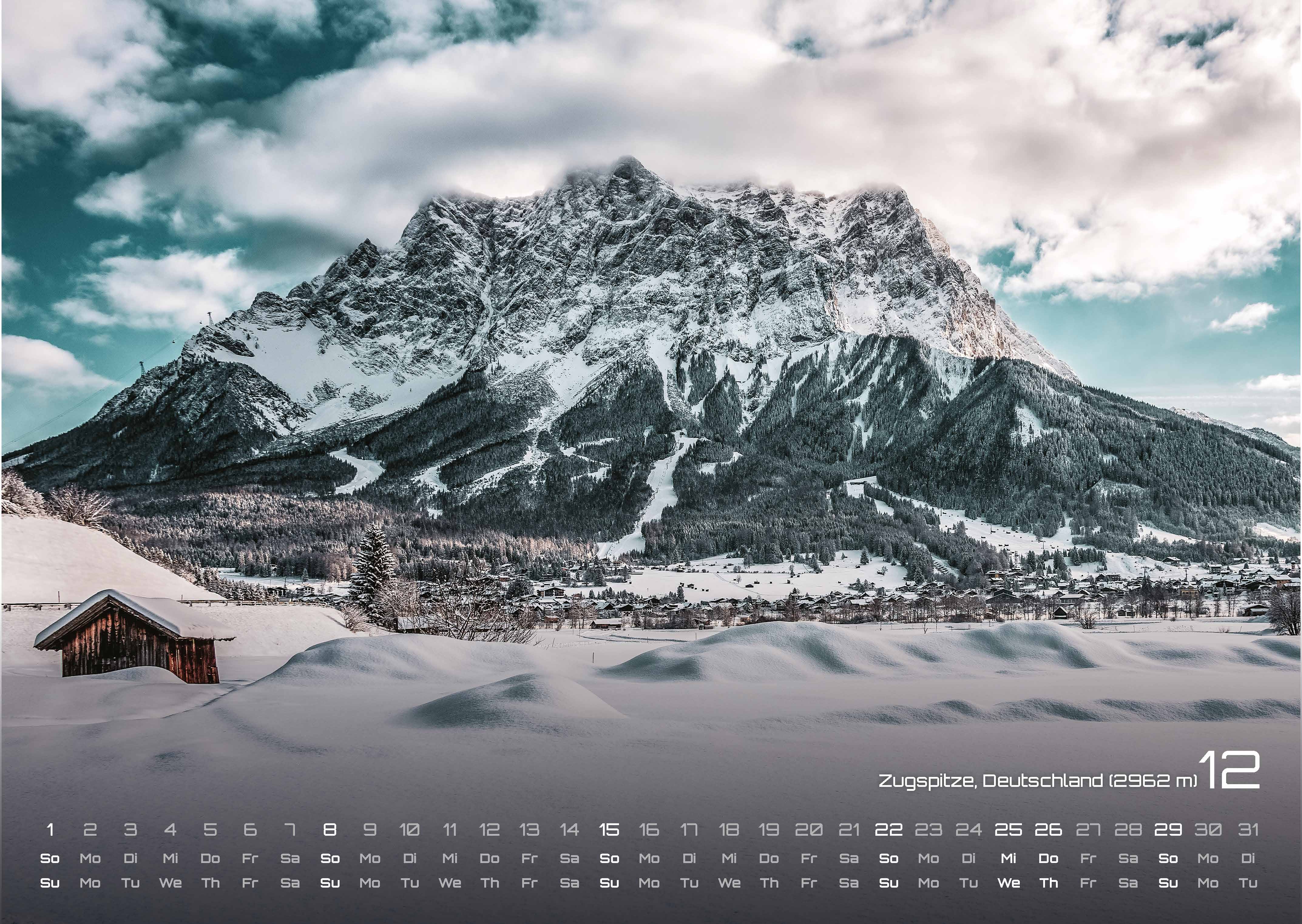 Die Alpen - dem Himmel so nah - 2024 - Kalender