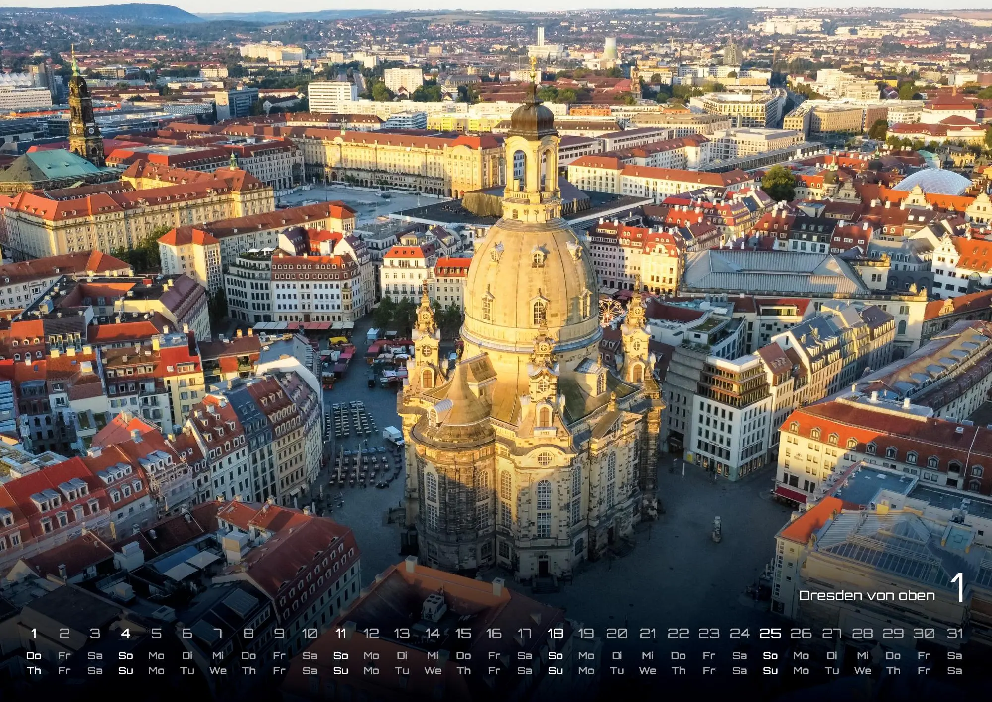 Dresden - magisches Elbflorenz - 2026 - Kalender DIN A2 (extragroß: ca. 60 cm x 42 cm)