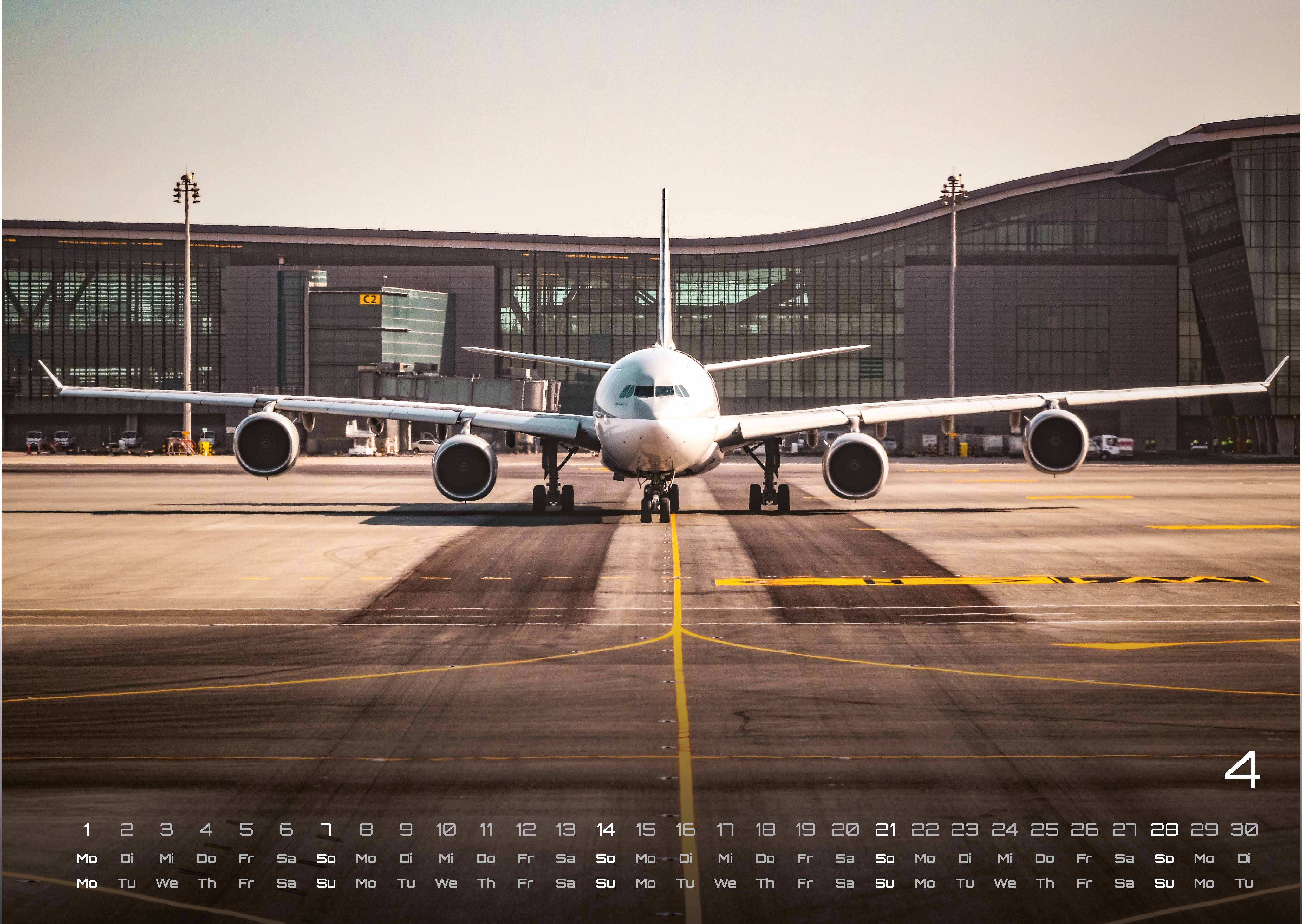 Planes - Über den Wolken - Flugzeuge - 2024 - Kalender