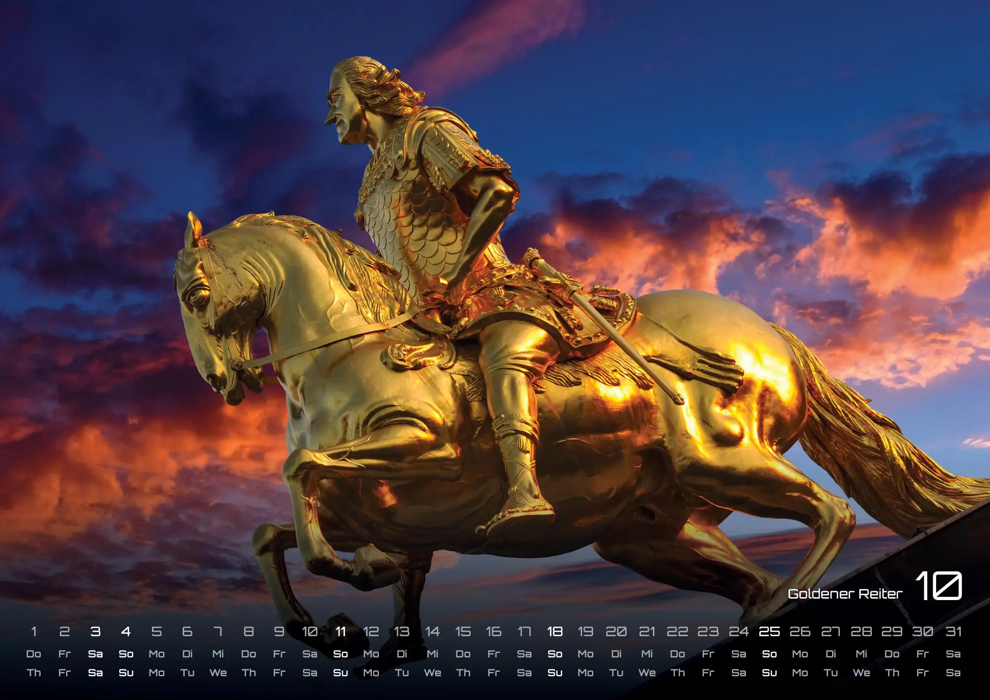Dresden - magisches Elbflorenz - 2026 - Kalender DIN A3 (ca. 42 cm x 30 cm)