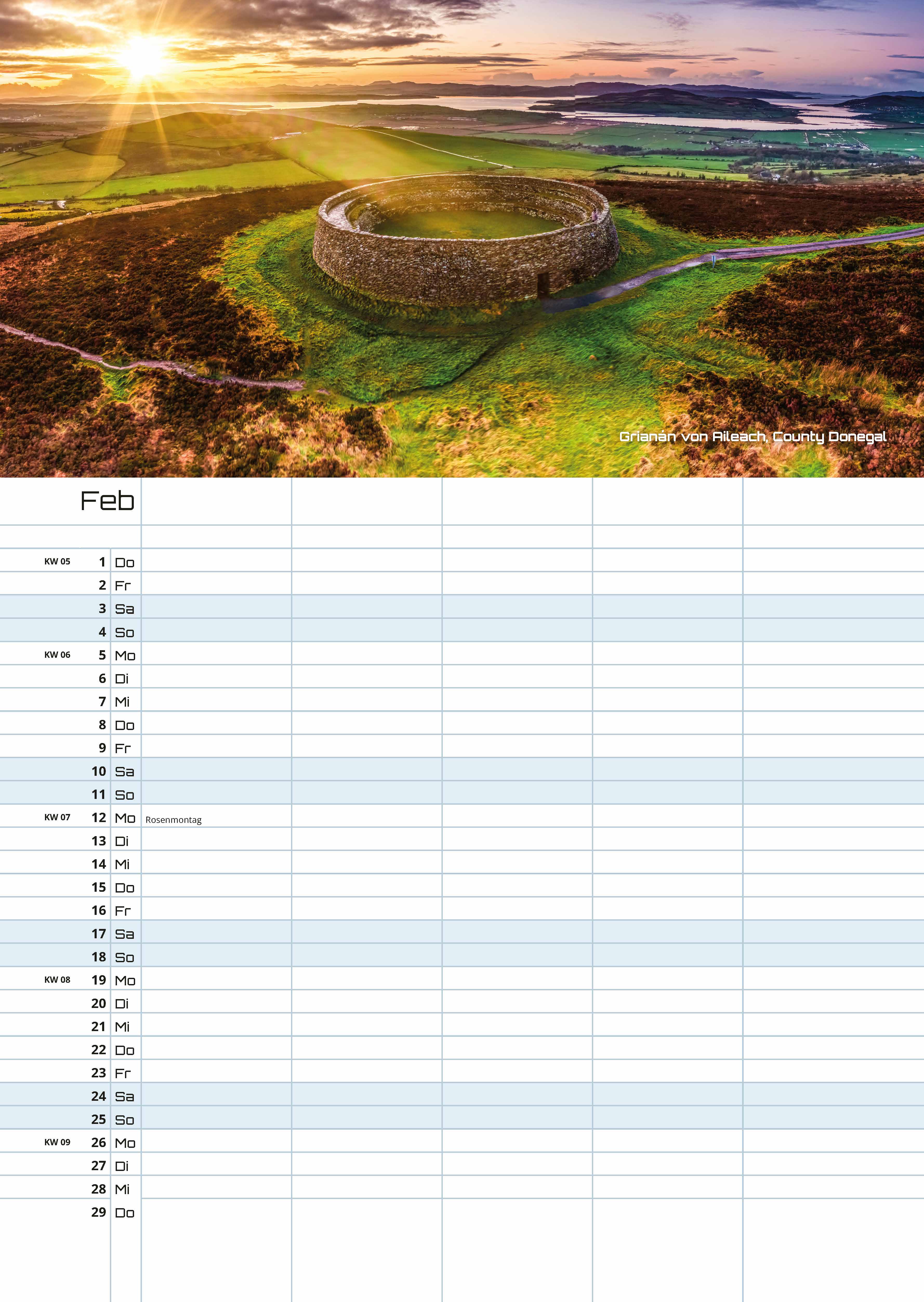 Irland - Die grüne Insel - 2024 - Kalender